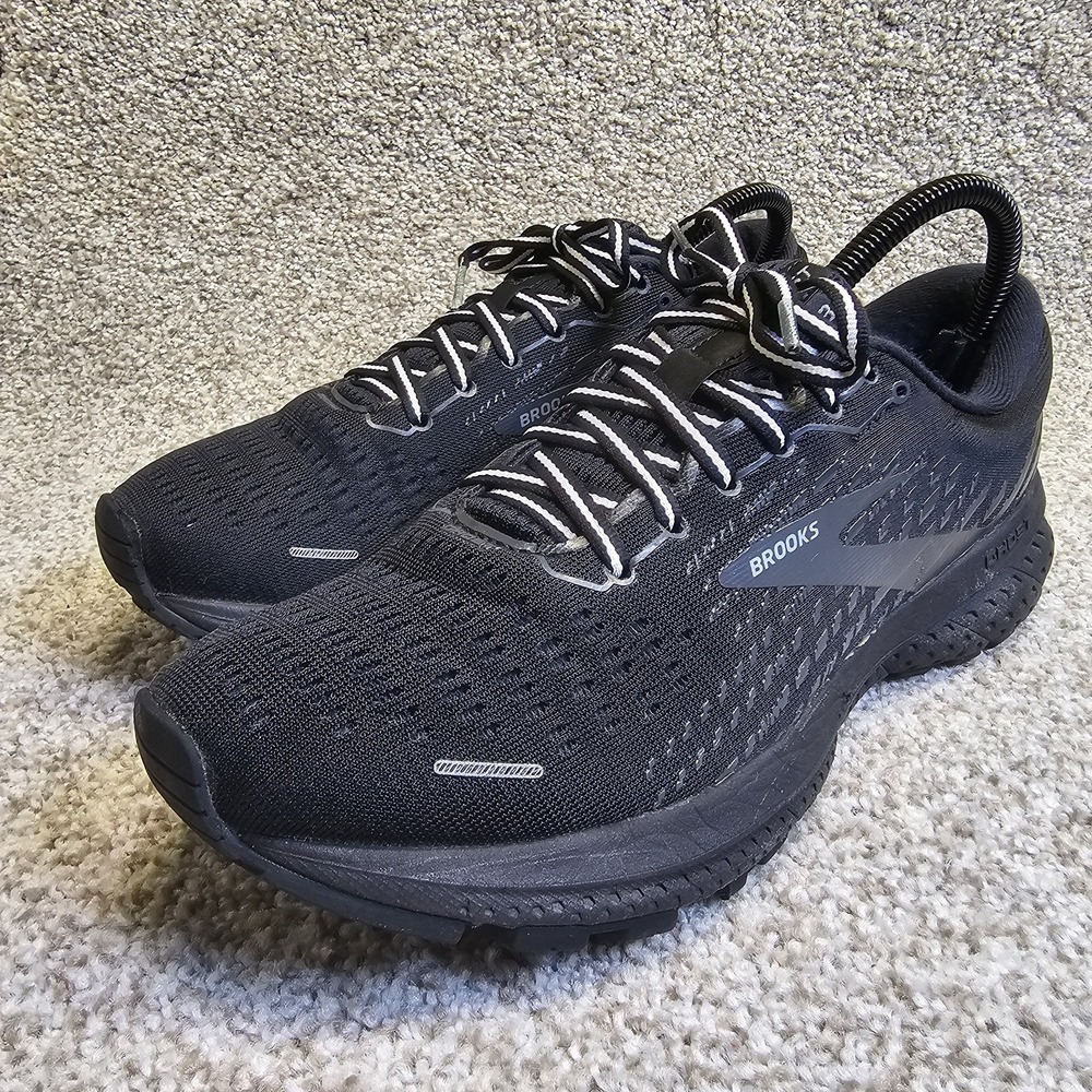 Brooks Ghost 13 Black Women's Sz 9 2A Narrow Running Shoes ~ Has Defects - Picture 1 of 14